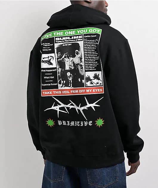 Sublime Zine Black Hoodie — image 1 of 1