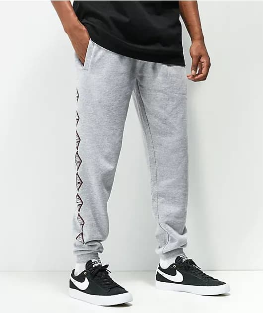 Turn and Burn Grey Jogger Sweatpants — image 1 of 1