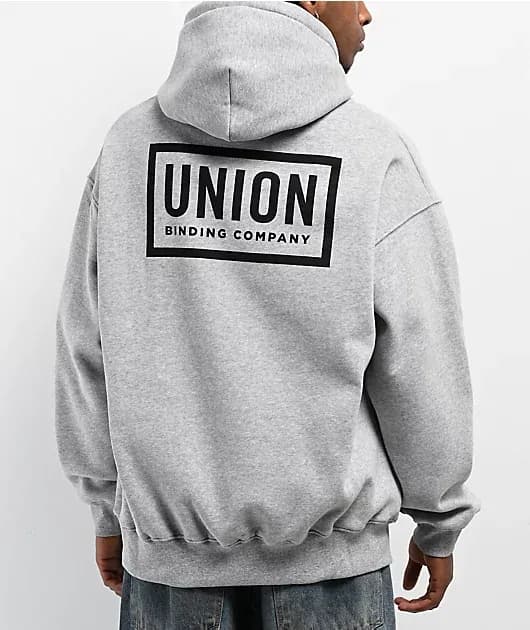 Union Team Heather Grey Hoodie — image 1 of 1