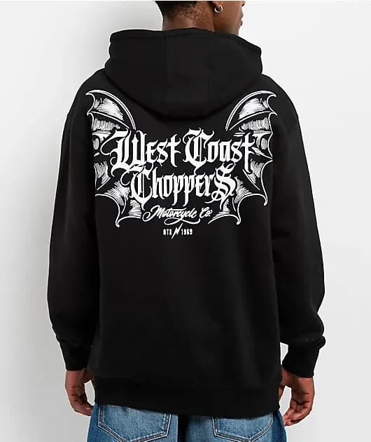 West Coast Choppers ATX 1969 Black Hoodie — image 1 of 1