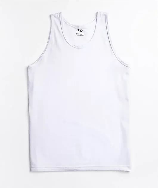 White Heavyweight Tank Top — image 1 of 1