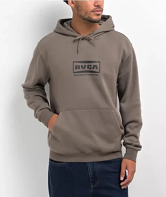 Wide Angle Brown Hoodie — image 1 of 1