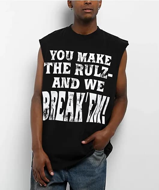 WWE D-Generation Break 'Em Black Tank Top — image 1 of 1