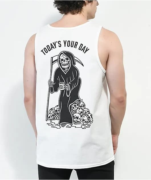 Your Day 22 White Tank Top — image 1 of 1