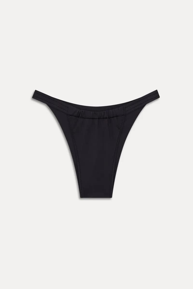 Amore Cheeky Bikini Bottom - Black