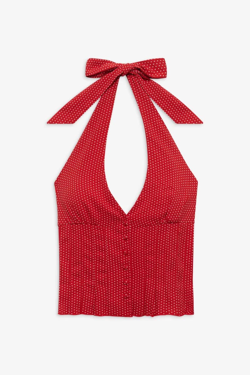 Angeline Halter Top - Ladybug — image 1 of 1