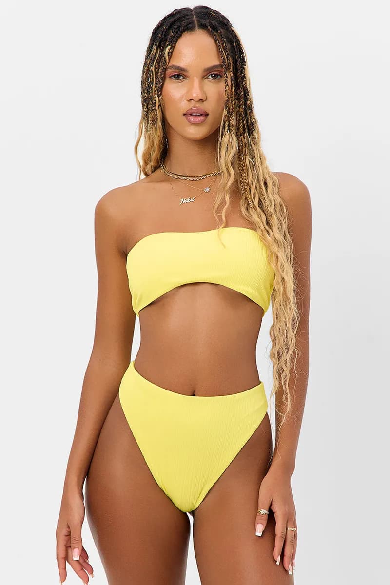 Anne Plissé Full Coverage Bikini Bottom - Pina Colada — image 1 of 1