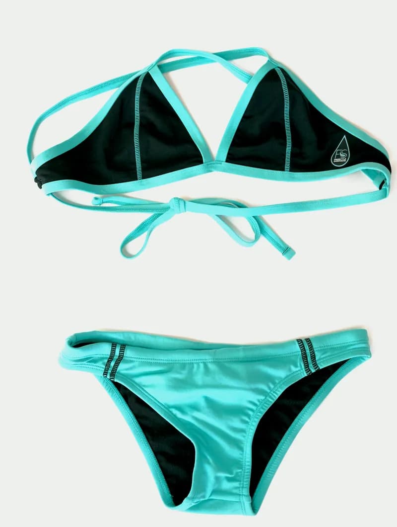 Anne Shine Full Coverage Bikini Bottom - Aquamarine — image 1 of 1