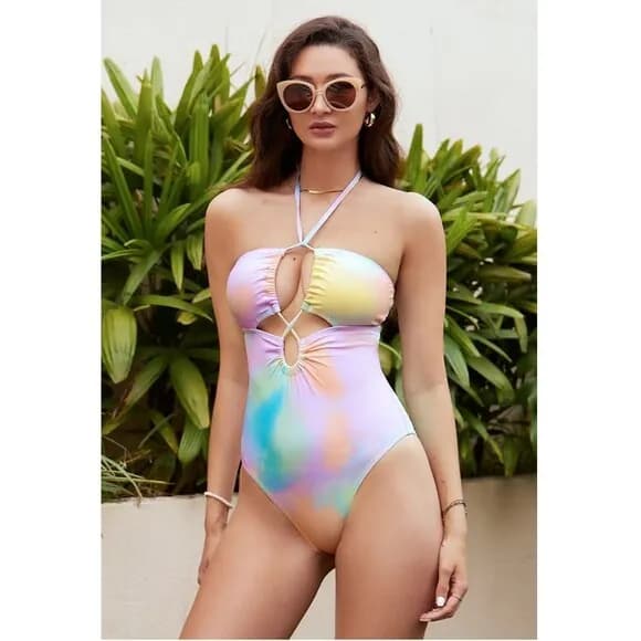 Arizona Road Trip Tunneled Cutout One Piece Swimsuit — image 1 of 1