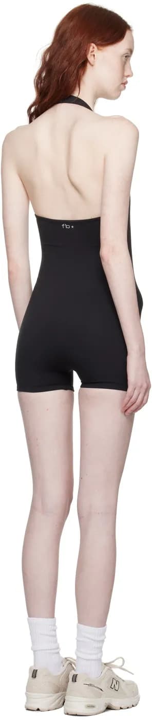 Aurora Halter Bodysuit - Black — image 1 of 1