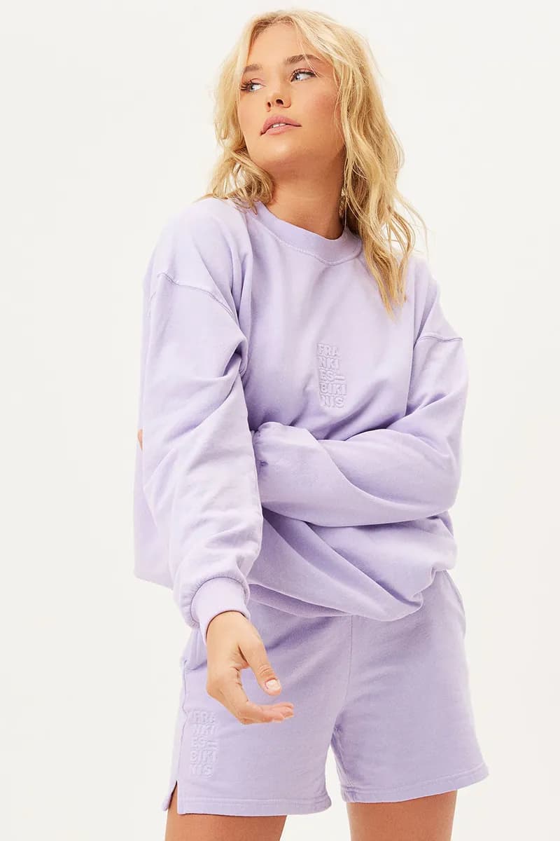 Bennie Oversized Crewneck Sweatshirt - Pacific — image 1 of 1