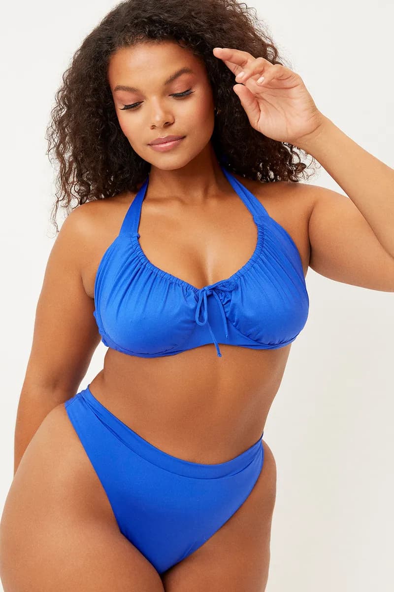 Bernie Halter Scoop Bikini Top - Pacific — image 1 of 1