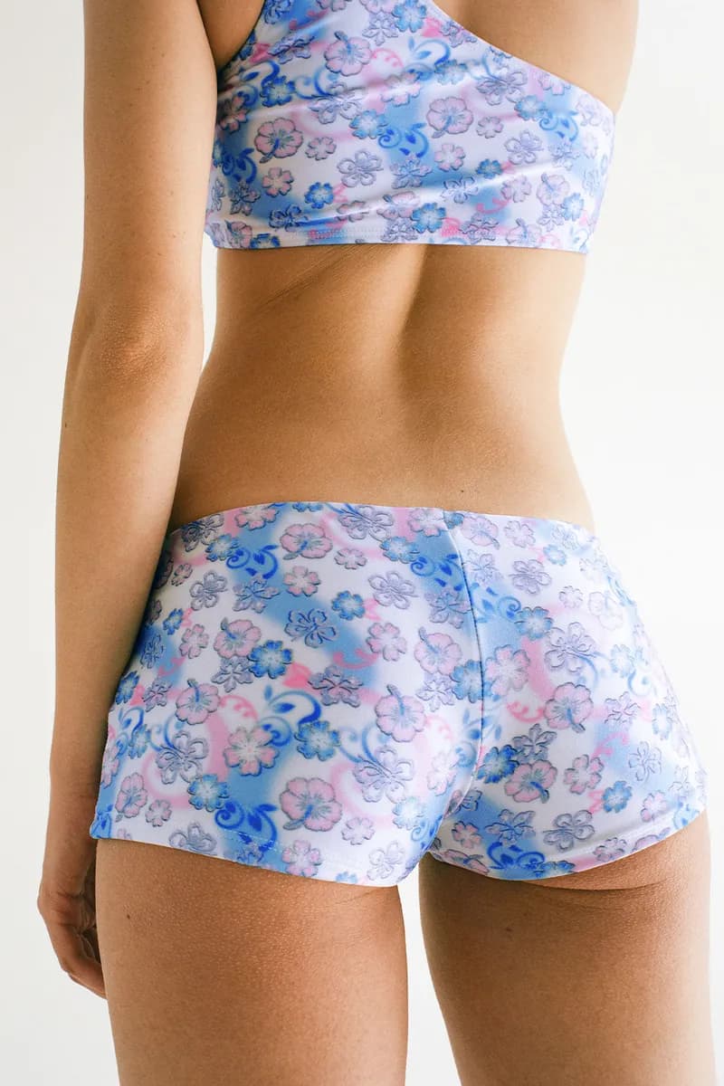 Blue Crush Floral Boy Short - Iris — image 1 of 1
