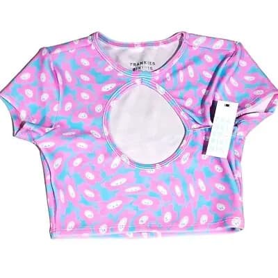 Bree Terry Crop Top - Daisy Dream — image 1 of 1