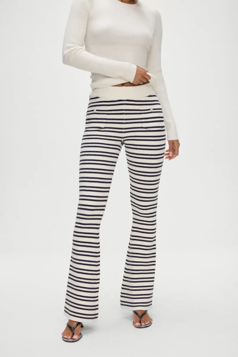 Camden Striped Knit Pants - Starlit Stripe — image 1 of 1