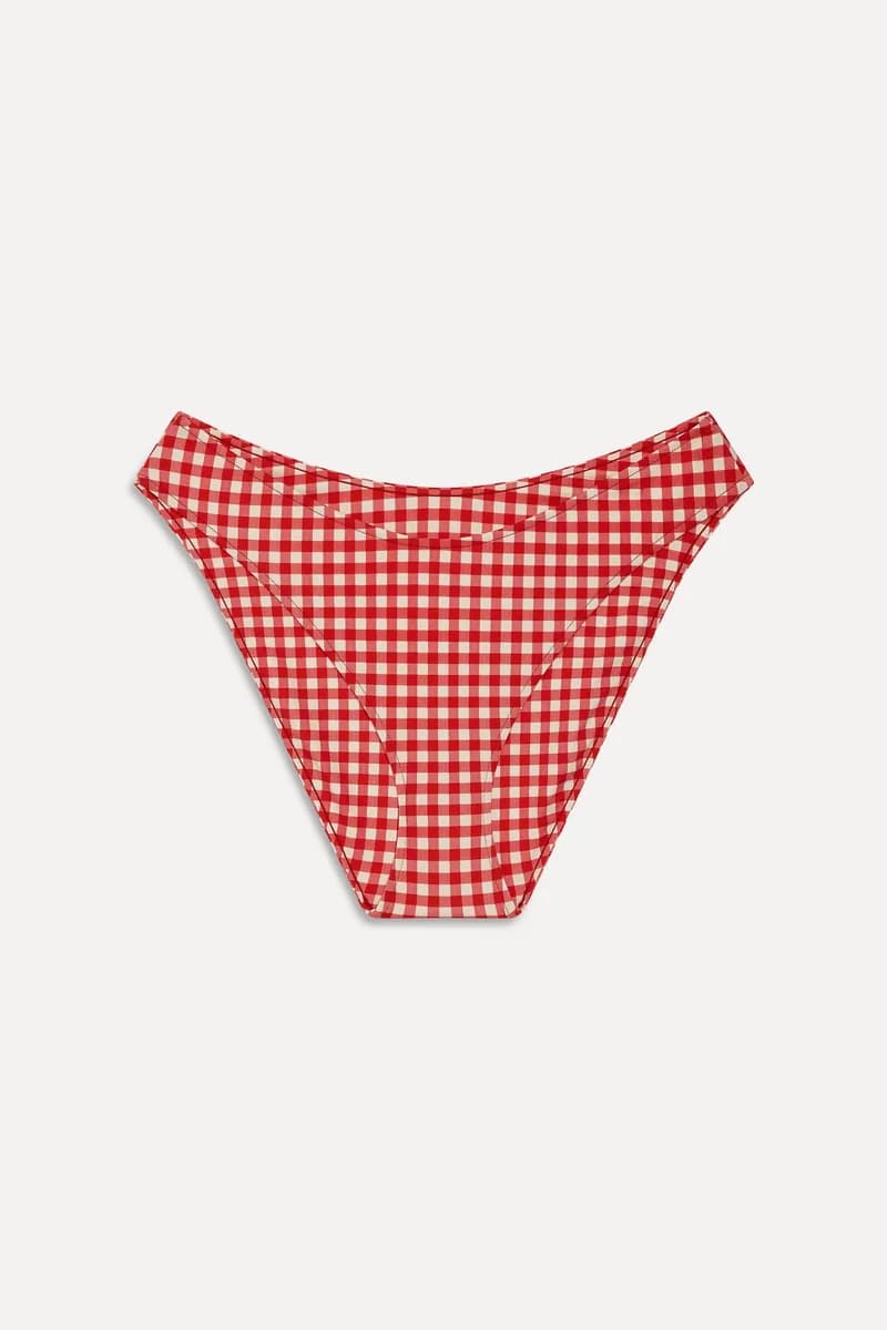 Catalina Full Coverage Bikini Bottom - Cherry Picnic — image 1 of 1