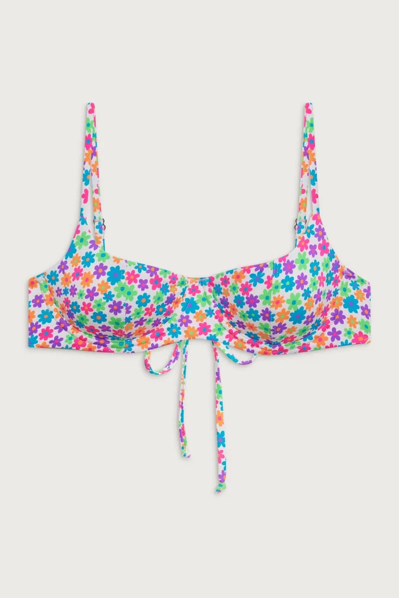 Cola Underwire Balconette Bikini Top - Forever Flower — image 1 of 1