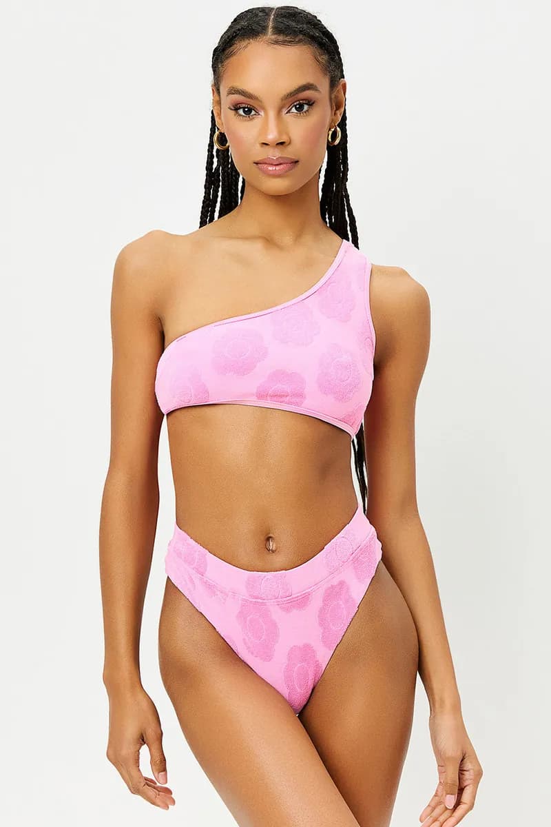 Cove Floral Terry Bikini Top - Flowerchild — image 1 of 1