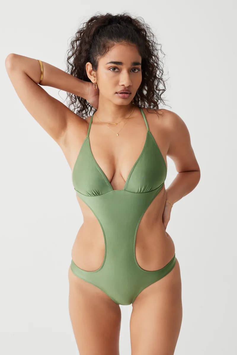 Cruise Monokini One Piece Swimsuit - Sea Moss — image 1 of 1