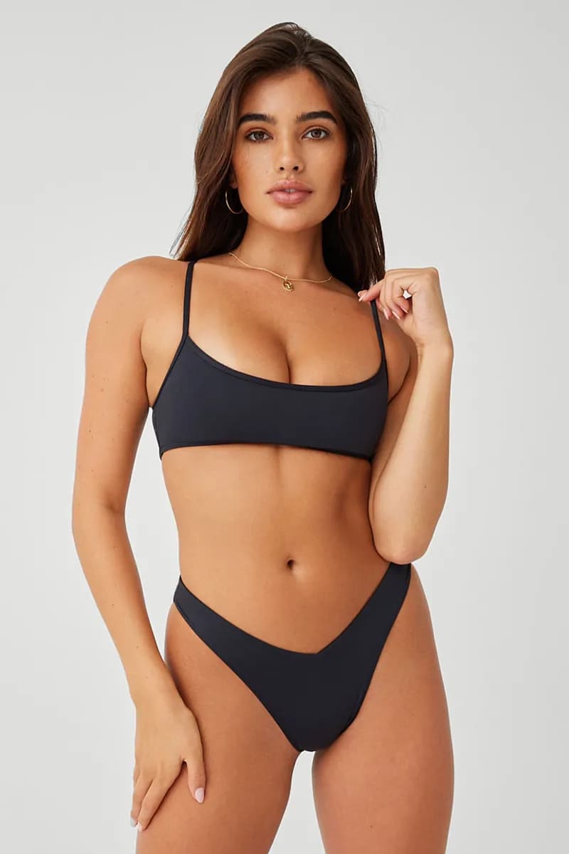 Dallas Bralette Bikini Top - Black — image 1 of 1