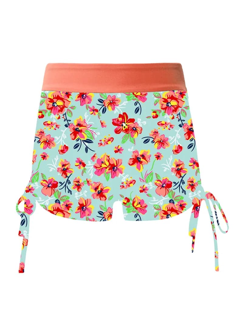 Daphne Floral Cheeky Boy Short - Sand Sugar — image 1 of 1