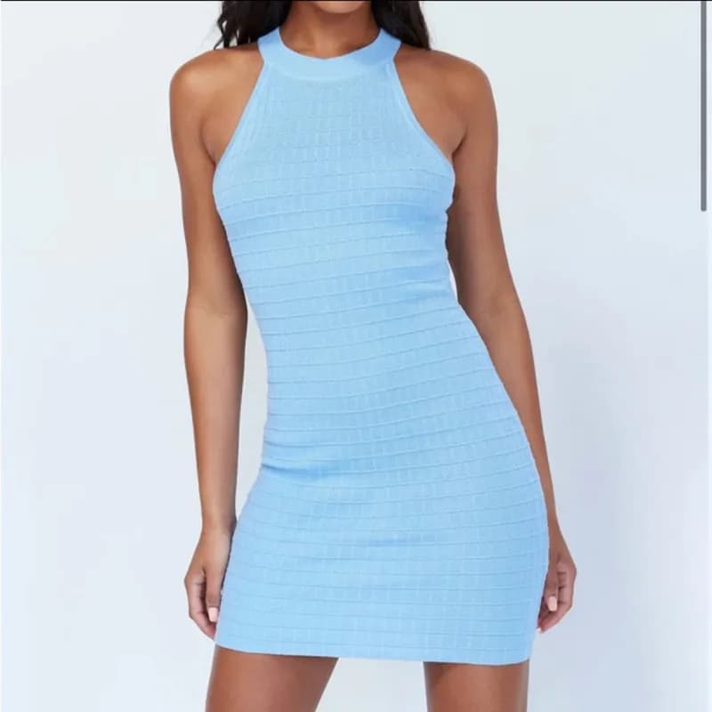Daphne Knit Mini Dress - Morning Light — image 1 of 1