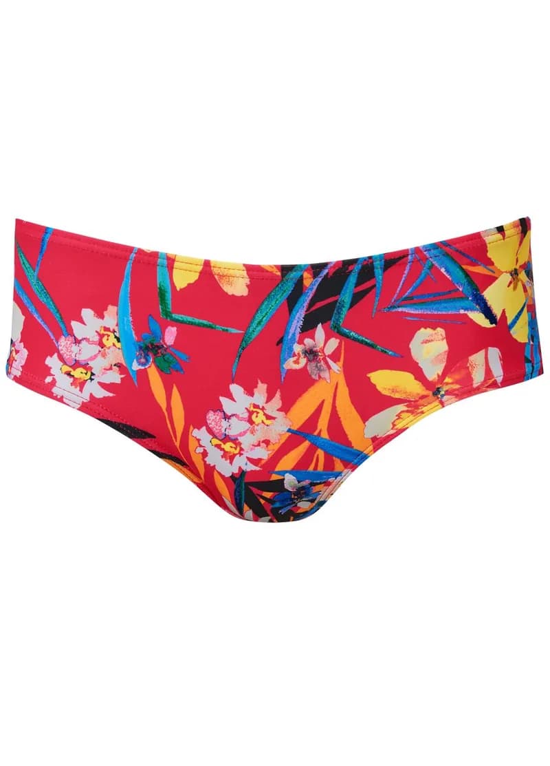Daphne Textured Cheeky Boy Short - Flame — image 1 of 1