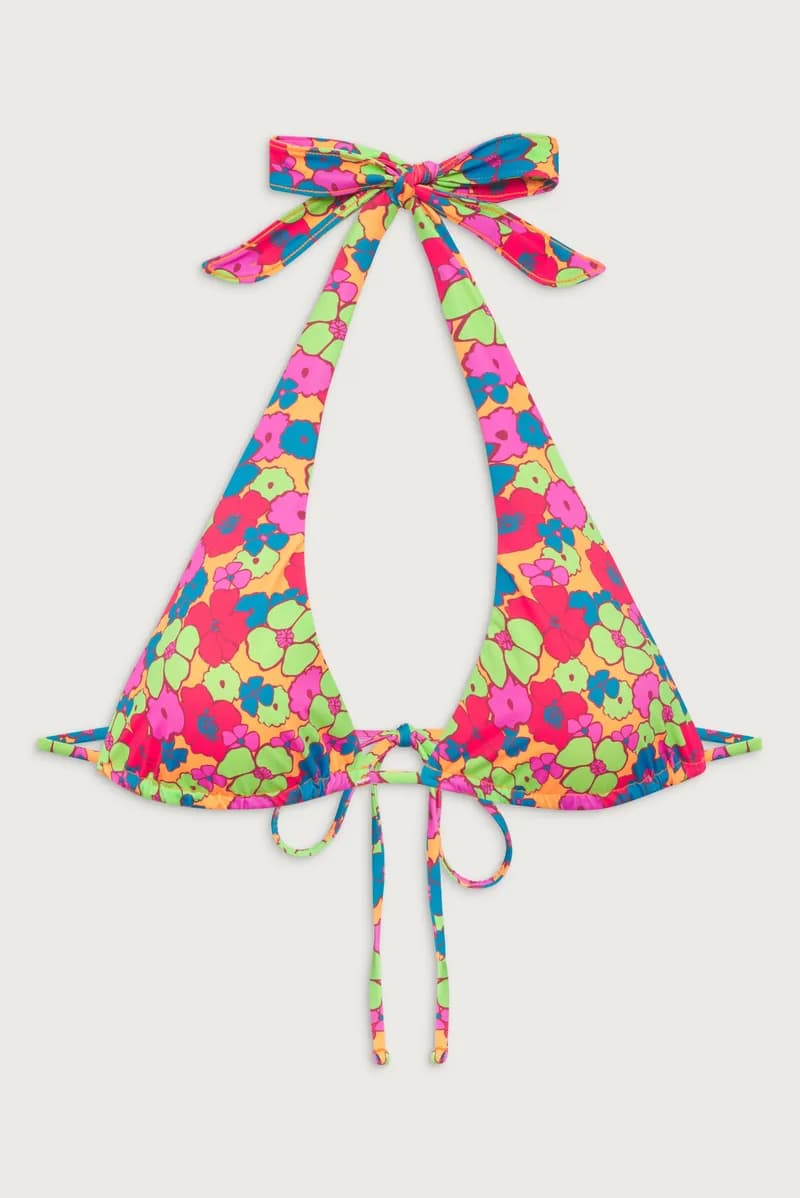 Diana Halter Bikini Top - Groovy — image 1 of 1