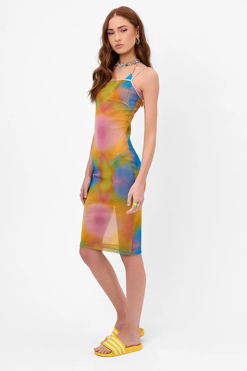 Dixie Mesh Dress - Serotonin — image 1 of 1