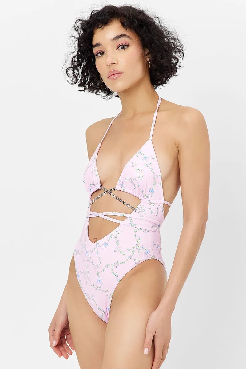 Gemma Floral Wrap One Piece Swimsuit - Fairytale — image 1 of 1