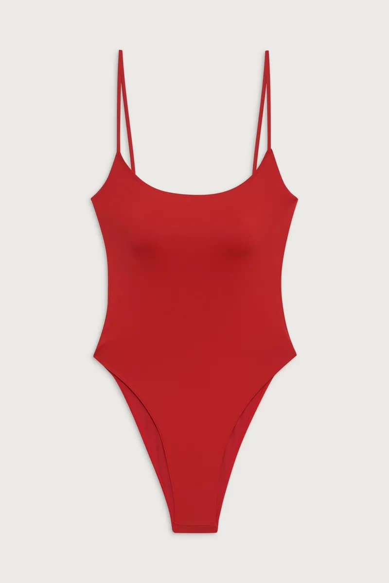 Juliet Cheeky  One Piece Swimsuit - True Red — image 1 of 1