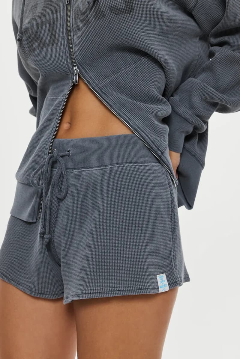 Noah Thermal Mini Shorts - Shadow Blue — image 1 of 1