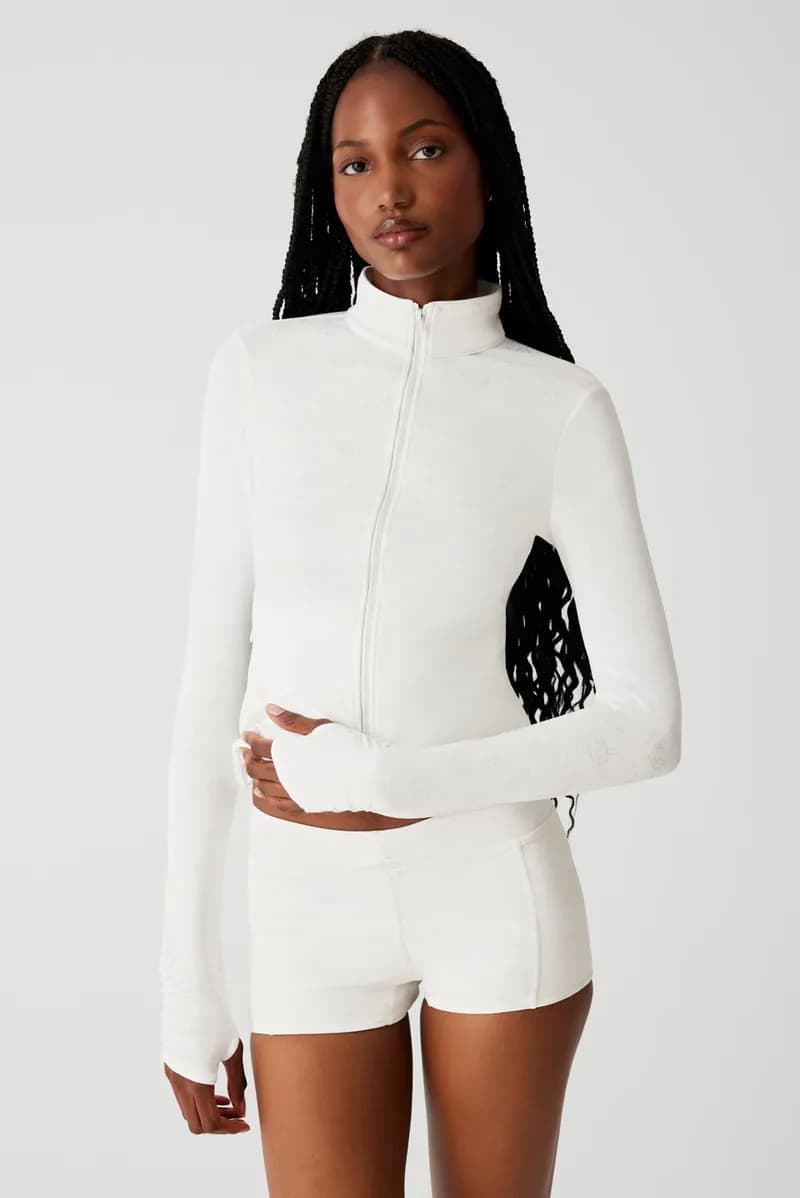 Renee Zip Up Jacket - Moon Flower — image 1 of 1