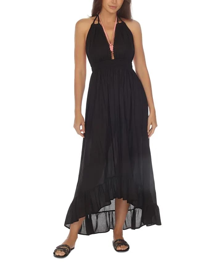 The Chain-Shoulder Maxi Dress Cover-Up - Main — image 1 of 1