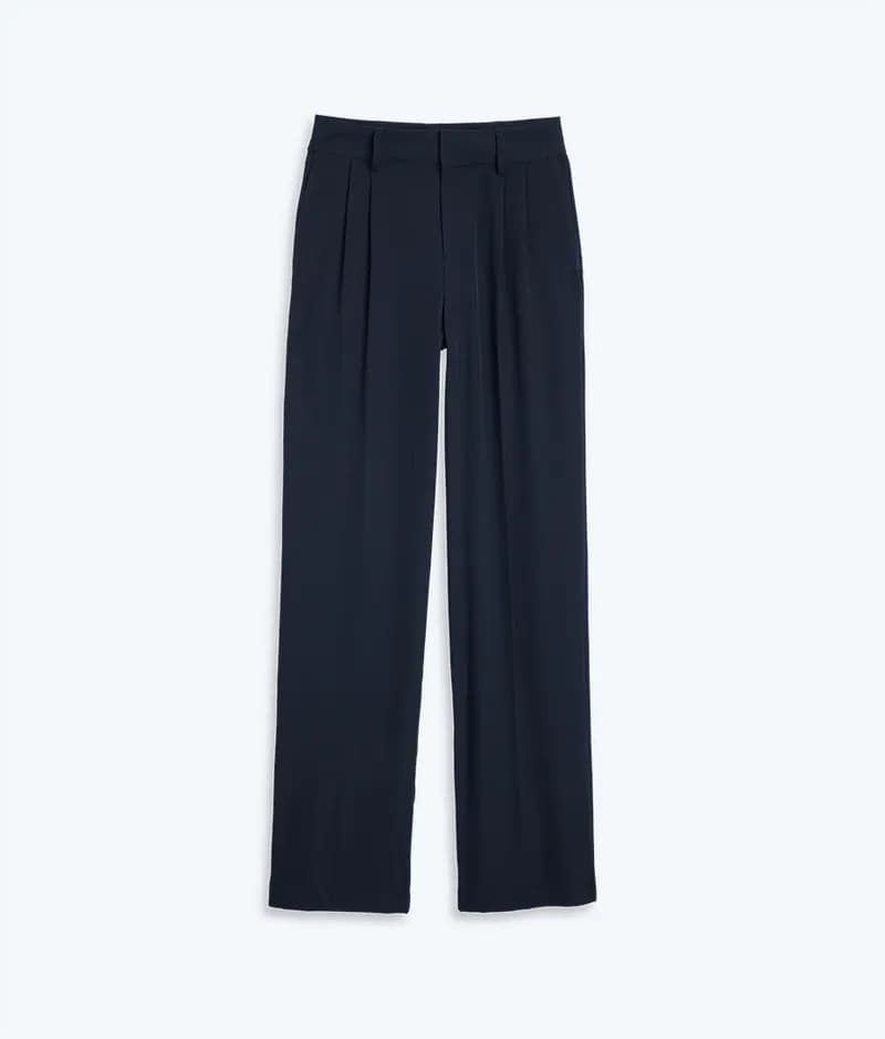 The Classic Pleat Straight Leg Trouser Pant - Main — image 1 of 1