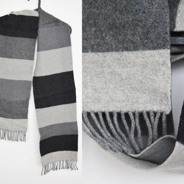 The Coziest Cashmere Blend Soft Stripe Scarf - Main — image 1 of 1