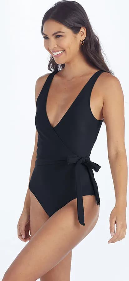 The Long Torso Perfect Wrap One Piece - Sea Urchin — image 1 of 1