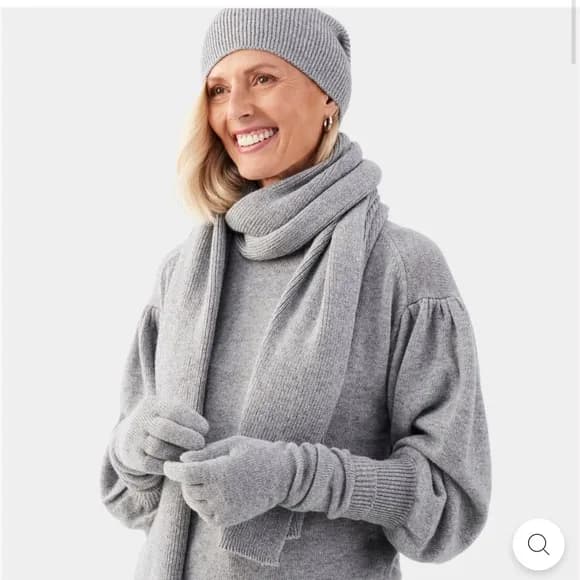The Luxe Cashmere Blend Mix Stitch Hat - Main — image 1 of 1