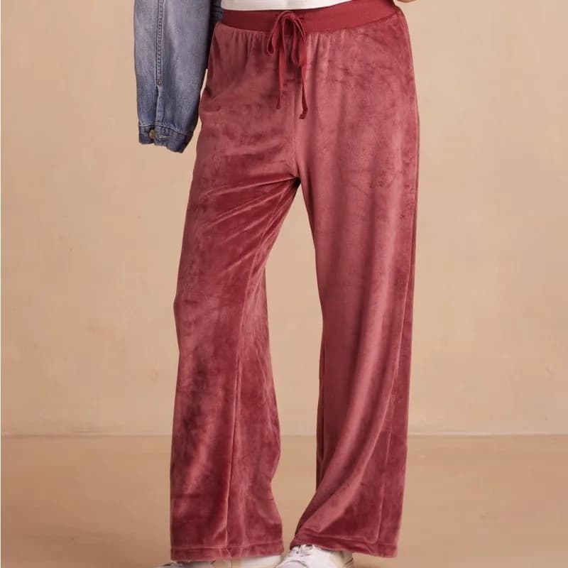 The Plush Velour Lounge Pant - Main — image 1 of 1