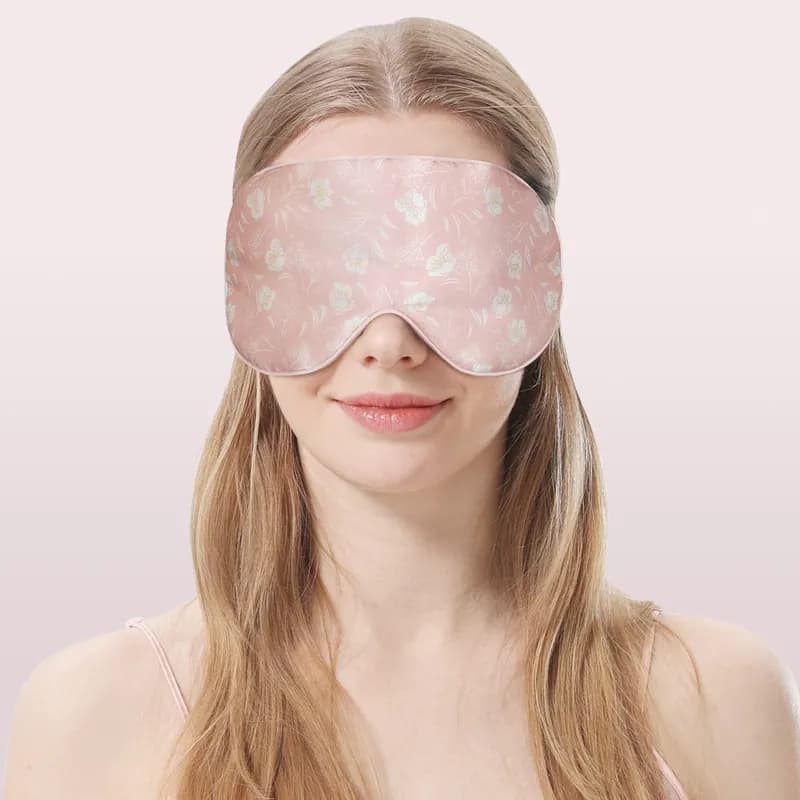 The Silky Luxe Eye Mask - Lady B Floral Pink — image 1 of 1
