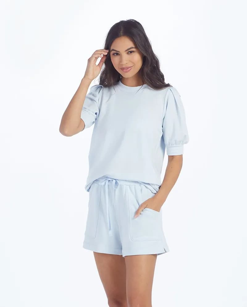 The Softest French Terry Puff Short Sleeve Top - Main — image 1 of 1