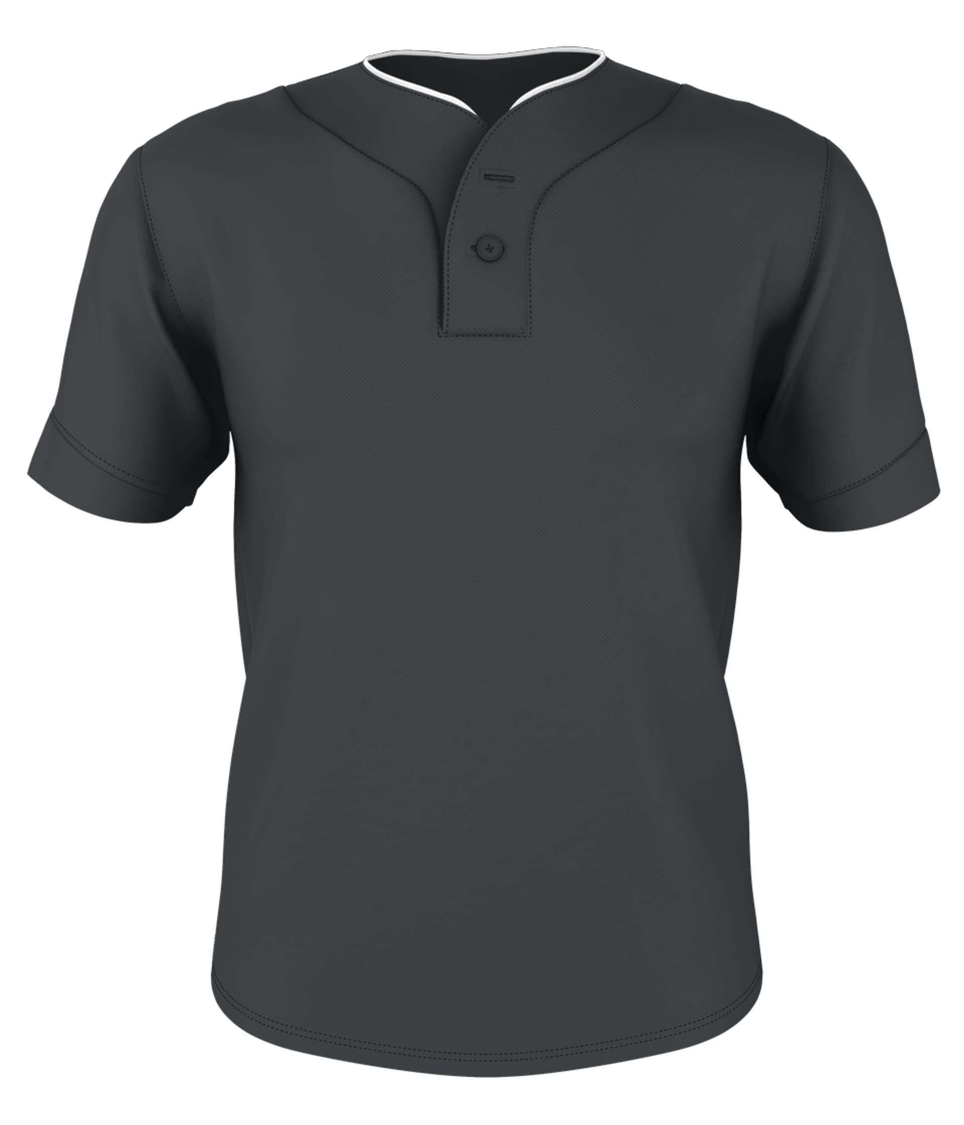 YOUTH TWO BUTTON MESH BASEBALL JERSEY — view 7