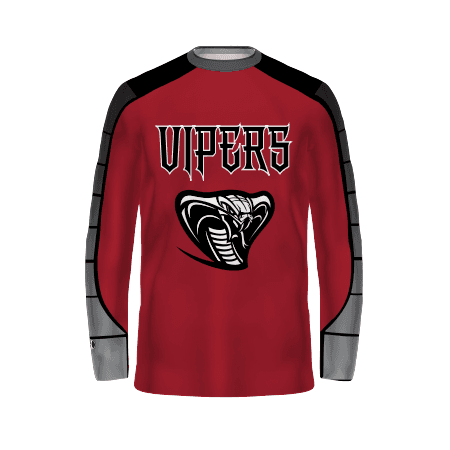 YOUTH FREESTYLE SUBLIMATED TURBO LONG SLEEVE TRAINING TEE — image 1 of 1