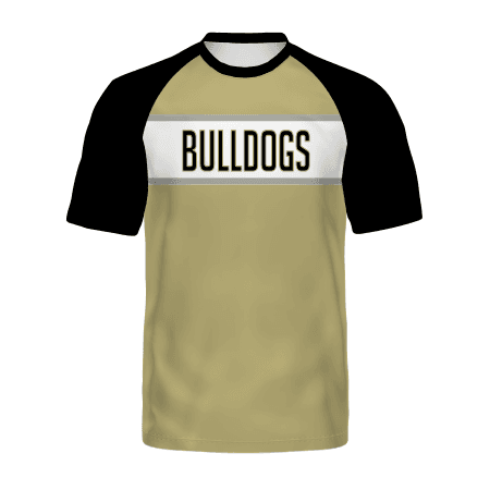 FreeStyle Semi-Sublimated Raglan Tee-Black — image 1 of 1