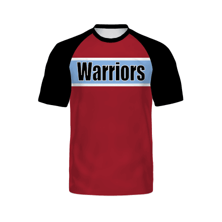 Youth FreeStyle Semi-Sublimated Raglan Tee-Black — image 1 of 1