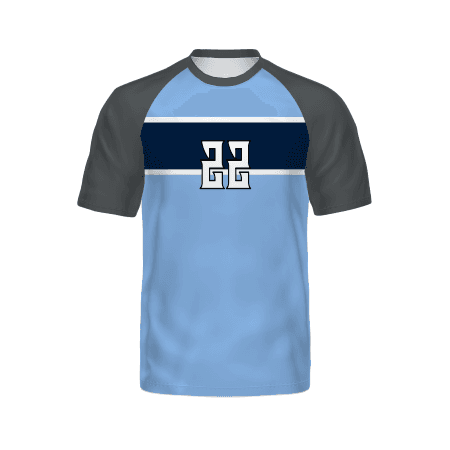 Youth FreeStyle Semi-Sublimated Raglan Tee-Graphite — image 1 of 1