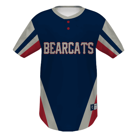 PERFECT GAME YOUTH SUBLIMATED PIN-DOT 2-BUTTON BASEBALL JERSEY — image 1 of 1