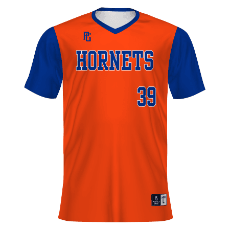 PERFECT GAME ADULT SUBLIMATED TURBO V-NECK BASEBALL JERSEY — image 1 of 1