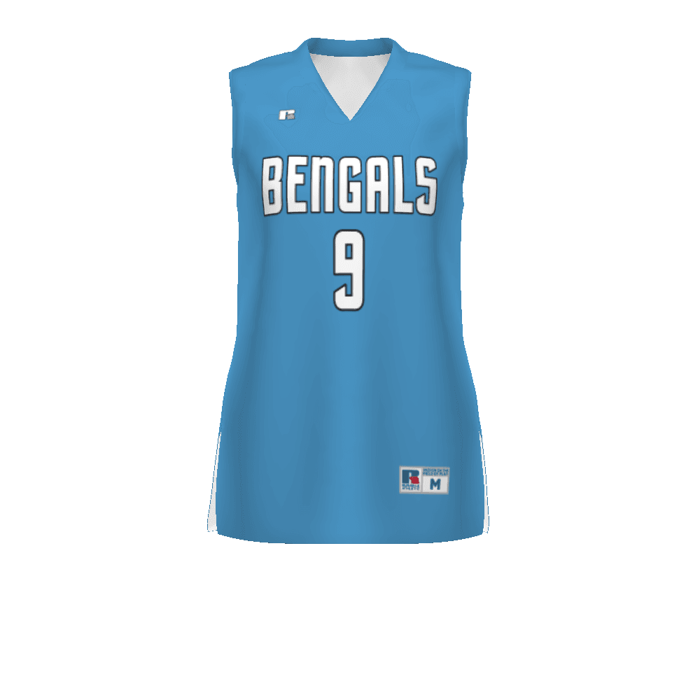 LADIES FREESTYLE SUBLIMATED ELITE BASKETBALL JERSEY — image 1 of 1