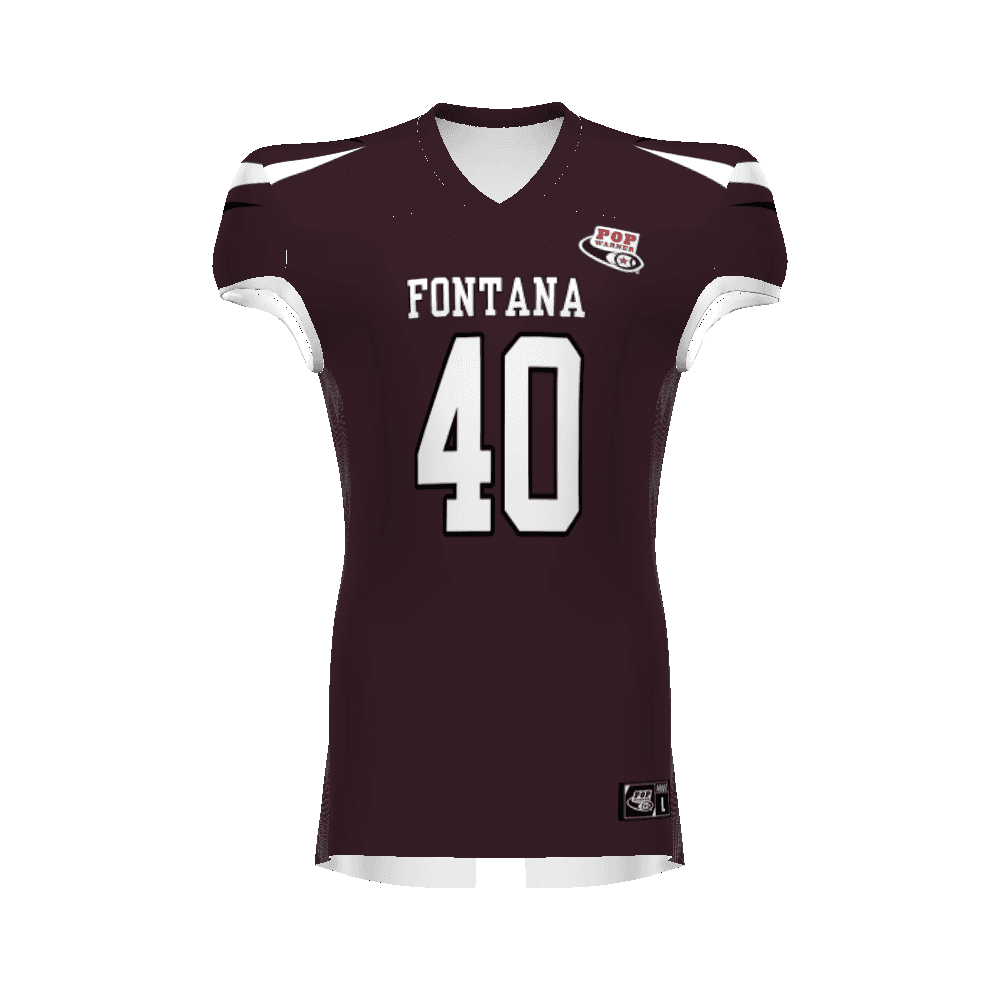 POP WARNER FREESTYLE SUBLIMATED REVERSIBLE FOOTBALL JERSEY — image 1 of 1